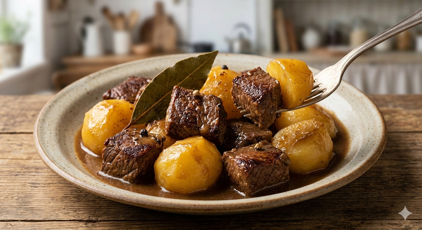 Carne de Panela com Batatas